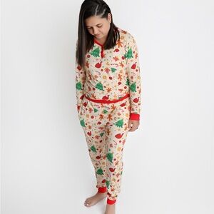 Women Christmas joy bamboo pajama